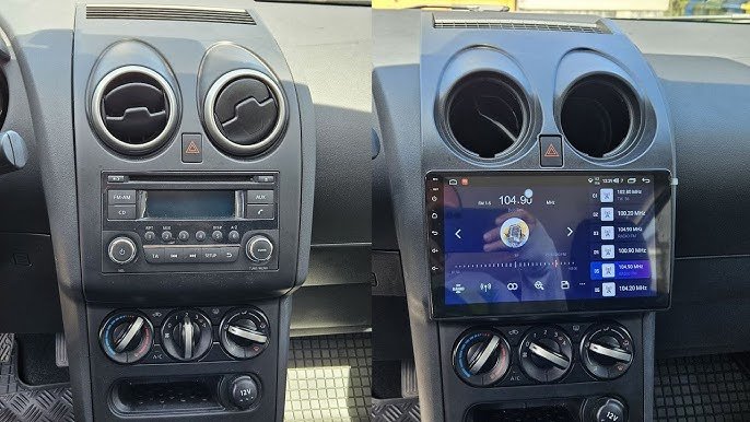 Штатная магнитола Android в Nissan Qashqai J10